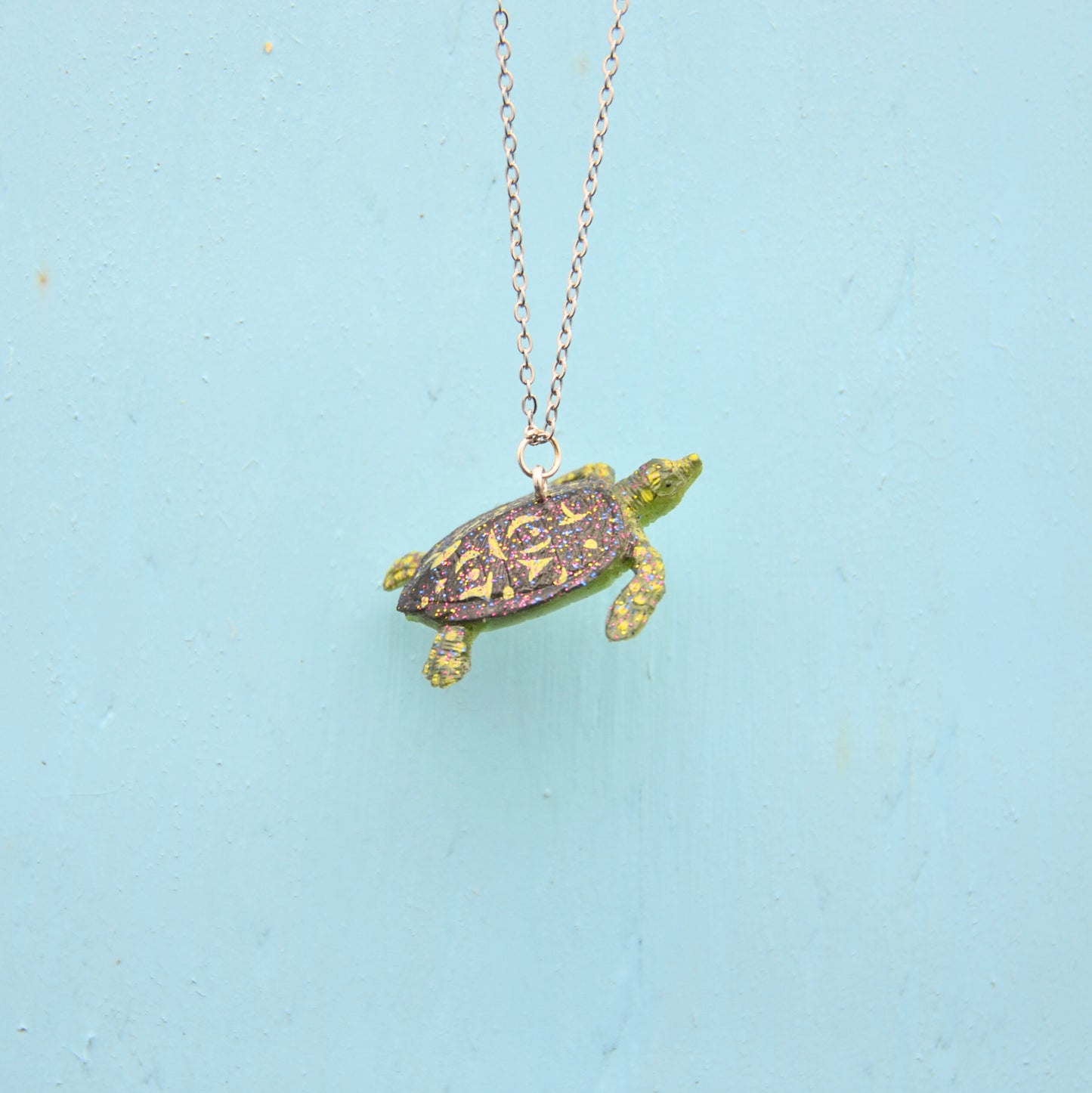 Halsband glittrig sköldpadda
