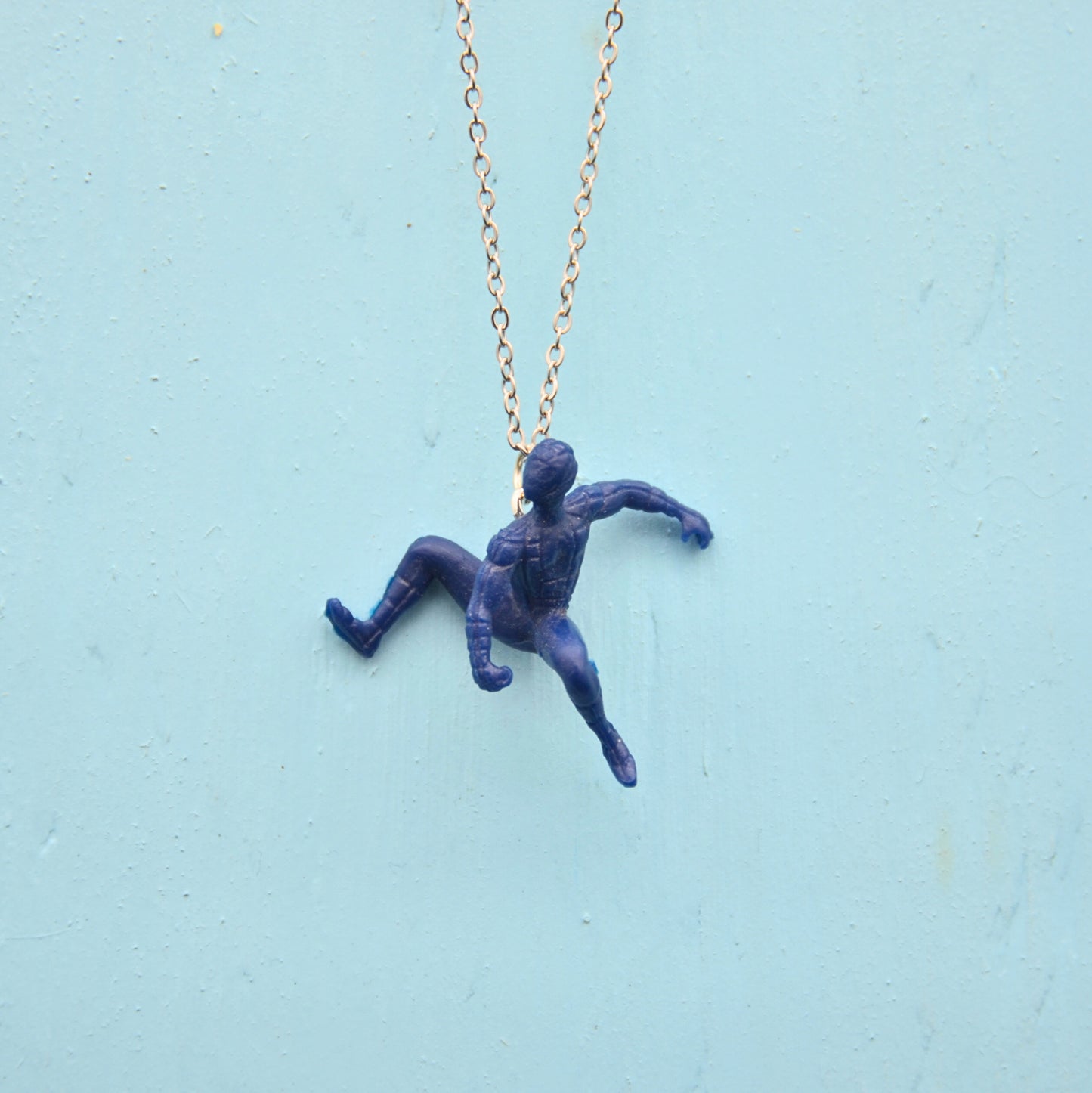Halsband blå spider-man