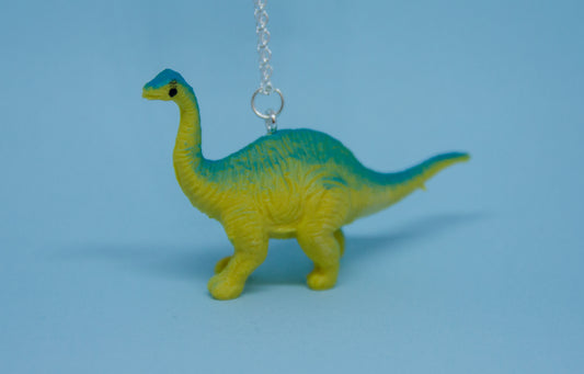 Halsband turkosgul dinosaurie