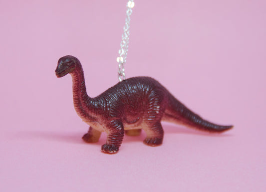 Halsband brun dinosaurie